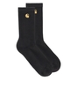 CARHARTT WIP CHASE BLACK SOCKS