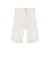 CARHARTT WIP SINGLE KNEE OFF-WHITE BERMUDA SHORTS
