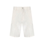 CARHARTT WIP SINGLE KNEE OFF-WHITE BERMUDA SHORTS
