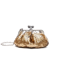 CLUTCH PASTICCINO EGADI SMALL ORO MAX MARA WEEKEND