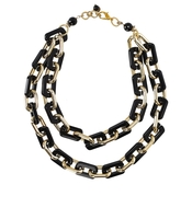 COLLANA GOLD ACETATE NERA ÀLMALA