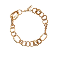 COLLANA RINGS CHAIN VINTAGE ORO DSQUARED2