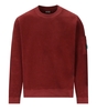 C.P. COMPANY BRUSHED DIAGONAL FLEECE KETCHUP SWEATSHIRT
