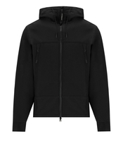 C.P. COMPANY C.P. SHELL-R GOGGLE SCHWARZE KAPUZENJACKE 