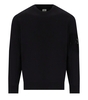 C.P. COMPANY DIAGONAL RAISED FLEECE SCHWARZES SWEATSHIRT