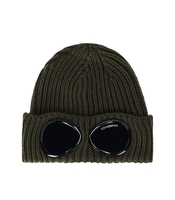 C.P. COMPANY GOGGLE MILITÄRGRÜNE MÜTZE