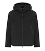C.P. COMPANY PRO-TEK PADDED BLACK HOODED JACKET