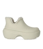CROCS STOMP ECRÚ BOOTIE