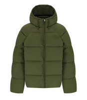 DAILY PAPER RELAXED GREEN HOODED PADDED JACKET