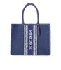DE SIENA MYKONOS BLAUE SHOPPERTASCHE