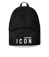 DSQUARED2 BE ICON SCHWARZER RUCKSACK
