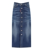 DSQUARED2 BLUE DENIM LONG SKIRT