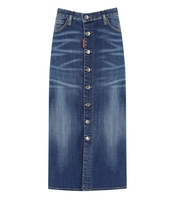 DSQUARED2 BLUE DENIM LONG SKIRT