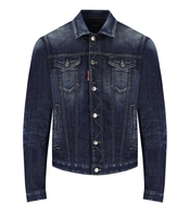 DSQUARED2 DAN JEAN MITTELBLAUEDENIM JACKE
