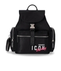 DSQUARED2 ICON DARLING BLACK BACKPACK