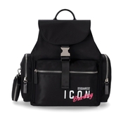 DSQUARED2 ICON DARLING BLACK BACKPACK