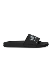 DSQUARED2 ICON SPLASH BLACK SLIDE