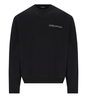 DSQUARED2 PALM BEACH COOL FIT BLACK SWEATSHIRT