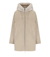 DUNO MAYU BEIGE HOODED JACKET