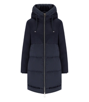 DUNO TALIA BLUE HOODED PADDED COAT
