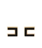 ELISABETTA FRANCHI BLACK MICRO EARRINGS