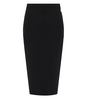 ELISABETTA FRANCHI BLACK MIDI SKIRT