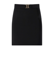 ELISABETTA FRANCHI BLACK MINI SKIRT