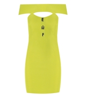 ELISABETTA FRANCHI CEDAR KNITTED CUT-OUT DRESS