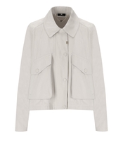 ELISABETTA FRANCHI HAVER GEWAXEN KATOENEN JAS