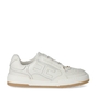 ELISABETTA FRANCHI IVORY LEATHER SNEAKER