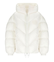 ELISABETTA FRANCHI IVORY PADDED JACKET