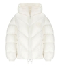 ELISABETTA FRANCHI IVORY PADDED JACKET