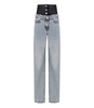 ELISABETTA FRANCHI LIGHT BLUE JEANS WITH KORSET