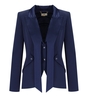 ELISABETTA FRANCHI OLTREMARE CREPE SMOKING JACKET