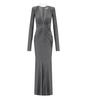 ELISABETTA FRANCHI RED CARPET PIOMBO DRESS