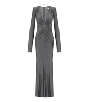 ELISABETTA FRANCHI RED CARPET PIOMBO DRESS