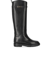 EMPORIO ARMANI BLACK HIGH BOOT
