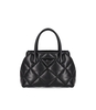 EMPORIO ARMANI BLACK QUILTED HANDBAG