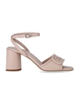 EMPORIO ARMANI PINK HEELED SANDAL