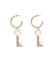 ESSENTIEL ANTWERP GENTRY GOLD EARRINGS