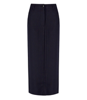 ESSENTIEL ANTWERP GLOSSARY NAVY BLUE MIDI SKIRT