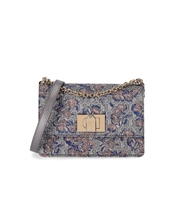 FURLA 1927 MINI SILVER CROSSBODY BAG