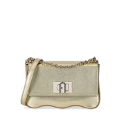 FURLA 1927 MINI WAVE GOLD CROSSBODY BAG