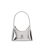 FURLA DIAMANTE MINI SILVER SHOULDER BAG