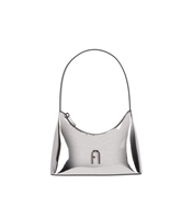 FURLA DIAMANTE MINI SILVER SHOULDER BAG