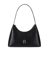FURLA DIAMANTE S BLACK SHOULDER BAG