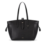 FURLA NET M BLACK SHOPPING BAG