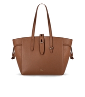 FURLA NET M COGNAC SHOPPING BAG