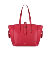 FURLA NET M RED SHOPPING BAG