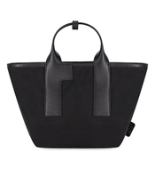 FURLA PIUMA M NERO VETRIEVER HANDBAG 